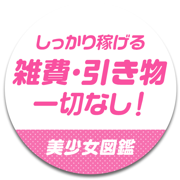 しっかり稼げる!雑費引き物一切なし!美少女図鑑